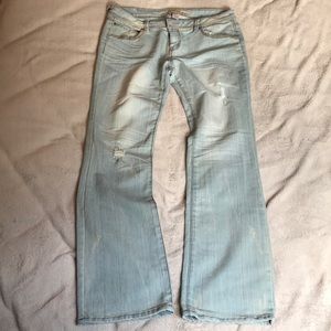 Almost Famous lightly distressed jeans